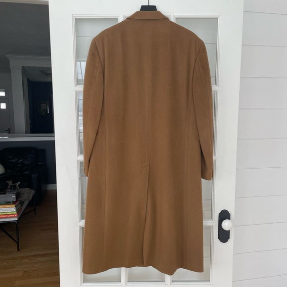 Burberry 100% Cashmere Brown Trench Coat - Picture 7 of 8